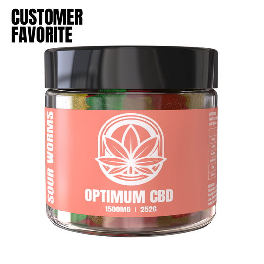 CBD ISOLATE SOUR WORMS 1500mg